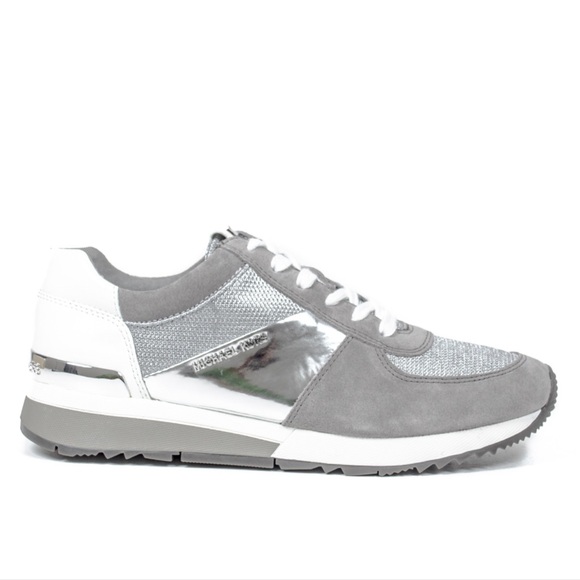 Michael Kors Shoes - Michael Kors Allie Trainer Sneakers Steel Grey